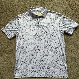 Men's Printed Polo Shirt - Multicolor